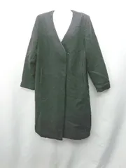 ◇ ⊇ KBF ケービーエフ URBAN RESEARCH 長袖 ノーカラーコート サイズ1 ブラック レディース E  【1409240050681】