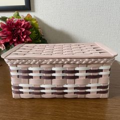 マスクケース  ムースピンク　クラフトバンド