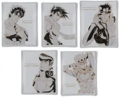 【中古】皿・茶碗 全5種セット ガラス皿 「一番くじ ジョジョの奇妙な冒険 JOJO’S ASSEMBLE」 G賞