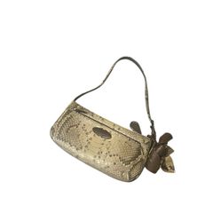 Buona Fortuna パイソン ミニバッグ　チャーム　ワンショルダー　ヘビ　ホーボー　hobo ボナフォルトゥーナ　日本製　ハンドバッグ