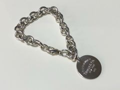【管理番号37】 TIFFANY＆Co. ティファニー  リターントゥ ラウンドタグ ブレスレット SV925 シルバー925 ジュエリー