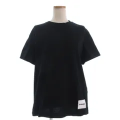 ジルサンダープラス JIL SANDER＋ 美品 Tシャツ カットソー 半袖 1枚のみ コットン J40GC0001 黒 ブラック S