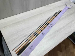 【美品】鶺鴒　十四　14尺　ヘラ竿 へら竿　和竿　口栓付き 美品】鶺鴒 十四 14尺 ヘラ竿 へら竿 和竿 口栓付き - ロッド