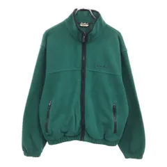 90年代 Eddie Bauer エディーバウアー EBTEK フリースジャケット アウトドア グリーン(メンズ M)中古 古着 U4093