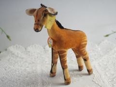 送料無料★シュタイフ★Okapi 14cm オールID's完品★オカピ★Steiff