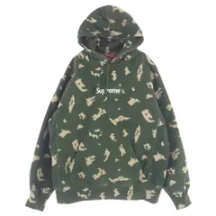 Supreme シュプリーム パーカー 21AW Box Logo Hooded Sweatshirt ボックスロゴ パーカー カーキ系 M【中古】