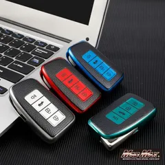 レクサス専用 レザー調 TYPE A 3ボタン式 TPUソフト スマートキーケース 各色