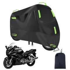新品 バイクカバー バイクカバー 大型 バイクカバー 耐熱 バイクカバー 厚手 バイクカバー 大型 厚手 バイクカバー 大型 大型二輪 高防風 防埃 防雨 防水 防雪 紫外線防止 UVカット 盗難防止 丈夫 2.5ｍ防風ベルト付き ワンタッチバックル付き ロッ