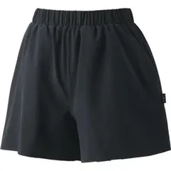 【新品】【Sサイズのみ】prince（プリンス）レディース ウィメンズ ストレッチ キュロット ショートパンツ テニスウエア テニス スコート 撥水、ストレッチ、吸汗速乾、UVケア ブラック WF4329-165