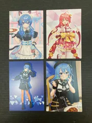 【広店】さくらみこ 箔押し + 星街すいせい 特典カード 4枚セット さくら家のシチュー 星街家の辛口トマトカレー ホロライブ【718-1287】