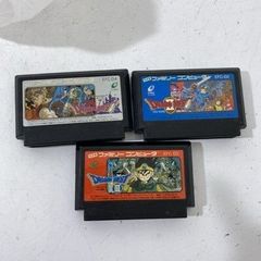 送料無料 ファミコン ドラゴンクエスト Ⅱ・Ⅲ・Ⅳ ソフト 3点まとめて 未検品 AAA0001S3203/0403