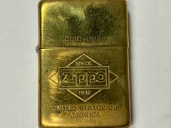 zippo 「BLACK PATTI」 PAT.2032695 真鍮 - メルカリ