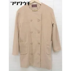 ■ ITEMS URBAN RESEARCH アーバンリサーチ 長袖 ノーカラー コート サイズONE ベージュ レディース 【中古】 【1105070007139】