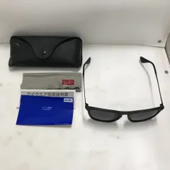 02w16398 レイバン Ray-Ban  CHRIS  マット ラバーブラック グレー諧調  ブラック  イタリア製 ケースあり  サングラス  RB4187-F  【中古品】