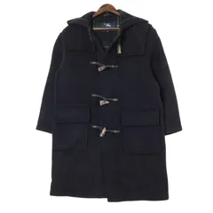 00年代 イングランド製 BURBERRY バーバリー ダッフルコート ネイビー (メンズ M) 中古 古着 A4149