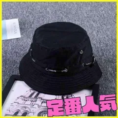 D New 帽子 黒 バケットハット メンズ レディース ハット バケハ キャップ キッズ 小顔 0429-2024-D-SHOP