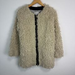 IENA - IENA イエナ ボアジャケット レディース 38サイズ ベージュ 古着 ストリート シンプル IENA イエナ ボアジャケット レディース 38サイズ ベージュ 古着