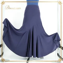 フラメンコ ファルダ新品未使用ハンドメイド青 赤 白ティアード