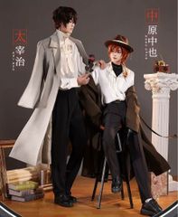 70cmサイズ マフィアスーツセットLサイズ+靴+革手風関節ハンド DOLK 