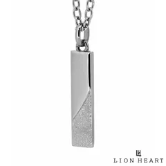 ライオンハート トライネックレス サンドプレート サージカルステンレス シルバー メンズ ブランド LION HEART