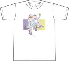 【中古】衣類 一松＆十四松 描き下ろし Tシャツ ホワイト Mサイズ 「おそ松さん」