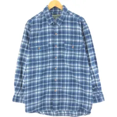 古着 フィールドアンドストリーム FIELD&STREAM 長袖 フランネルチェックシャツ メンズXL相当/eaa533871