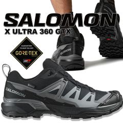 サロモン X ウルトラ 360 ゴアテックス ブラック マグネット クワイエットシェード SALOMON X ULTRA 360 GTX BLACK/MAGNET/QUIET SHADE l47453200のサムネイル