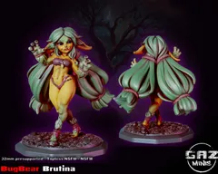 Gaz Minis | Bugbear Brutina 32mm バグベアのブルティナ | 3Dプリント ミニチュア TRPG