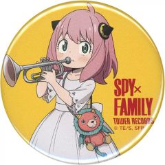 [중고] 배지 핀즈 아냐 포저 (JAZZ) [SPY×FAMILY×TOWER RECORDS 트레이딩 캔 배지]