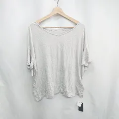 ◇ ⊂ ◎ ●未使用● Φ URBAN RESEARCH DOORS フリルスリーブ 半袖 プルオーバー サイズOne グレー レディース E  【1501230037129】