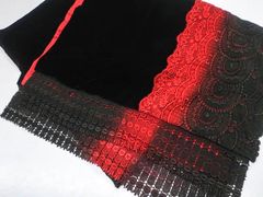 【一輝堂】【着物】和装小物　ショール　ビロード　25w04-4817