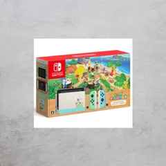 【状態B+】Switch 本体 バッテリー強化版 どうぶつの森セット 箱付き