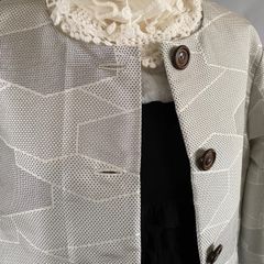 着物リメイク　ジャケット　シルク