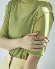 【SALE】GOLDY/ゴールディ/ジオメトリックサークルクロスセットリング/アクセサリー/5220204