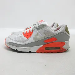 Q■【27cm】ナイキ/NIKE AIRMAX90エアマックス90 CT4352-103 ランニングシューズ■白/MENS/9【中古】