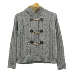 クリアインプレッション カーディガン トップス ジャケット ケーブルニット 未使用 レディース 2サイズ グレー CLEAR IMPRESSION