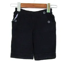 ファミリア ショートパンツ ボトムス ハーフパンツ 日本製 キッズ 男の子用 110サイズ ネイビー Familiar 【中古】