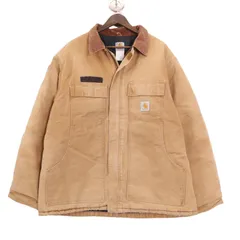 00年代 Carhartt カーハート トラディショナルジャケット ワーク ベージュ (メンズ XL相当) 中古 古着 A0959