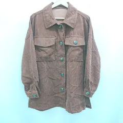 ◇ ⊇ apres jour アプレジュール コーデュロイ 長袖 ジャケット サイズF ブラウン系 レディース E  【1506300030086】