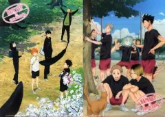 【中古】クリアファイル 烏野(羽)＆音駒(春夏A) 春夏秋冬シリーズクリアファイルセット(2枚組) 「ハイキュー!!」 TBS・MBS限定