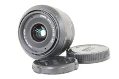 【美品 返品保証】 シグマ Sigma 19mm F2.8 EX DN フード 前後キャップ付き パナソニックマウント レンズ  M6272