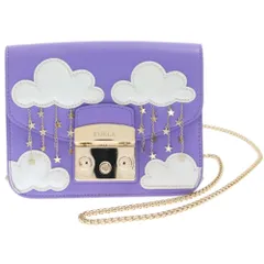 FURLA (フルラ) 装飾デザインミニチェーンショルダーバッグ BMFA0948709 パープルのサムネイル