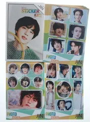 BTS JIN ジン グッズ ステッカーセット 87枚入 フォトステッカー/ シールセット + カバーケース付 K-POP