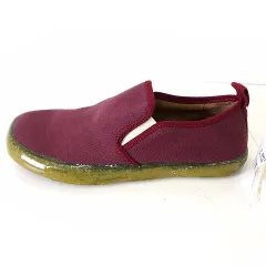 メゾンマルジェラ Maison Margiela スリッポン シューズ スニーカー キャンバス 片方のみ 43 エンジ ボルドー 26.5cm くつ 靴 ジャンクのサムネイル