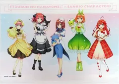 【中古】タペストリー(大型) 集合 B2タペストリー 「五等分の花嫁∬×サンリオキャラクターズ  Limited shop 2022」
