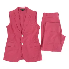 COMME des GARCONS HOMME PLUS コムデギャルソンオムプリュス AD2011 PI-J105 PI-P057 ノースリーブ 綿ジャケット 9分丈綿パンツ セットアップ ピンク系 ジャケット S/パンツ M【中古】のサムネイル