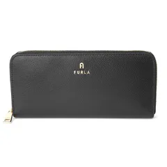 新品 フルラ FURLA 長財布 カメリア ジップアラウンド XL ネロ