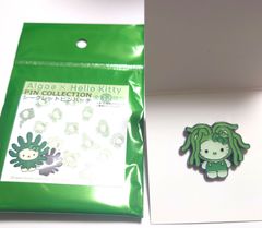 新品　ボウアオノリ　ピンバッジ　キティ　藻　藻類 　日本館　パビリオン　限定　関西万博　大阪万博　会場　2025　 EXPO2025