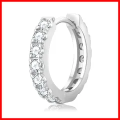 【人気商品】【在庫処分】【特価商品】【在庫セール】【特別セール】KRKC&CO フープピアス 片耳 メンズピアス ブラック 幅15mm シルバー925 リングピアス 金属アレルギー対応 14金メッキ ジルコニア ラウンドフープ 黒 シンプル ユニセックス