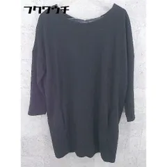 ◇ KBF+ アーバンリサーチ 長袖 ミニ ワンピース FREE ブラック レディース 【中古】 【1002799012904】